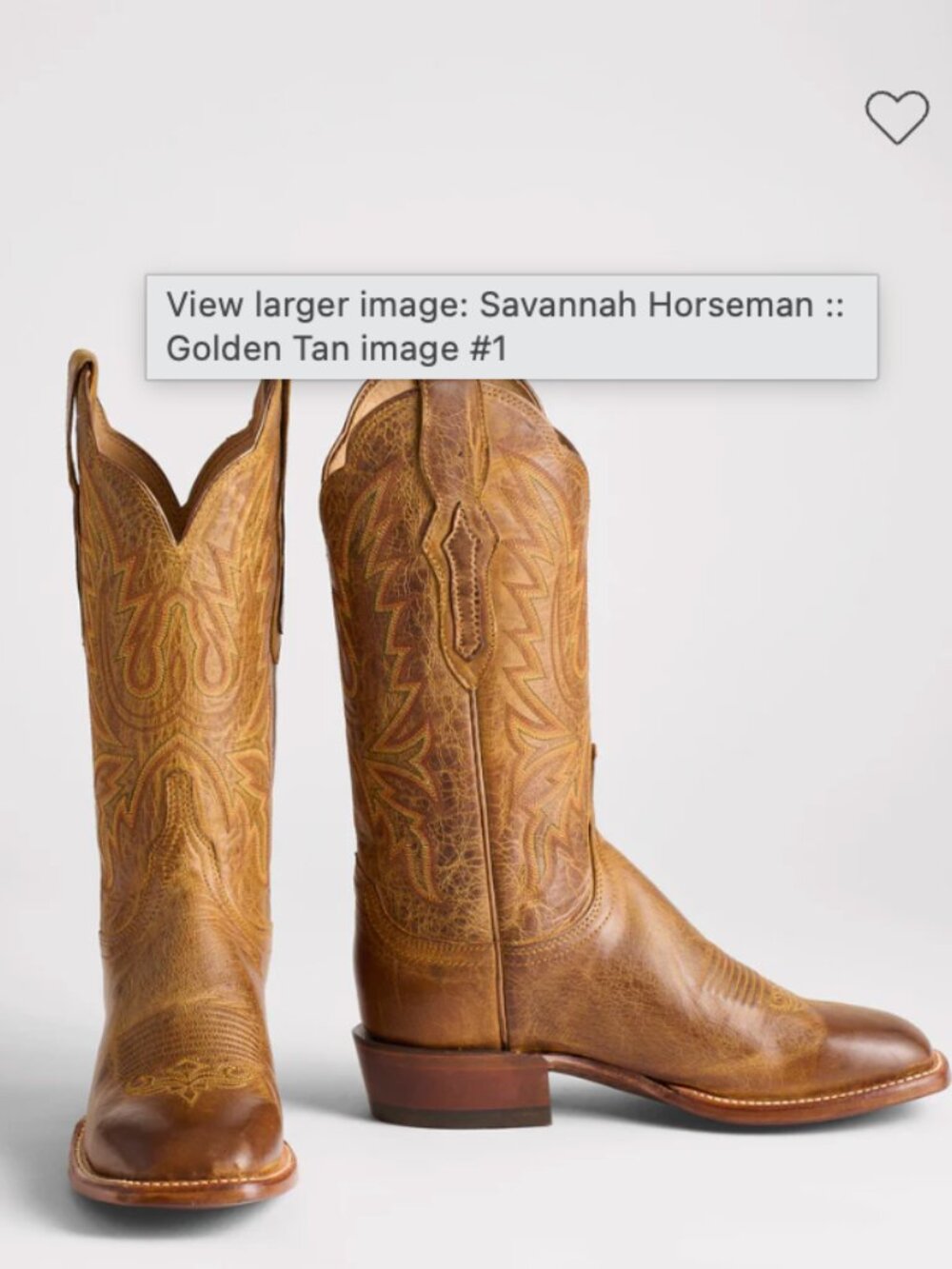 Savannah Horseman Lucchese 9.5 - Picture 8 of 13